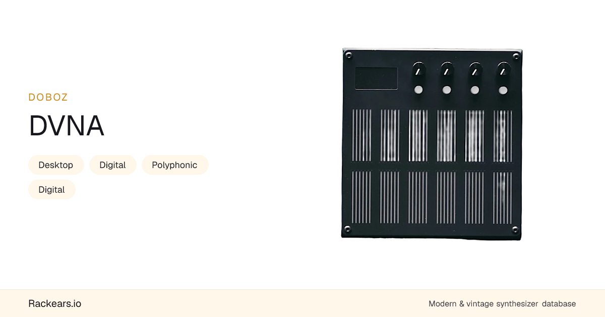Doboz DVNA - Buyer's Guide, Full Specs, Video Demos